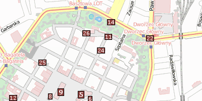 Stadtplan Jan-Matejko-Haus